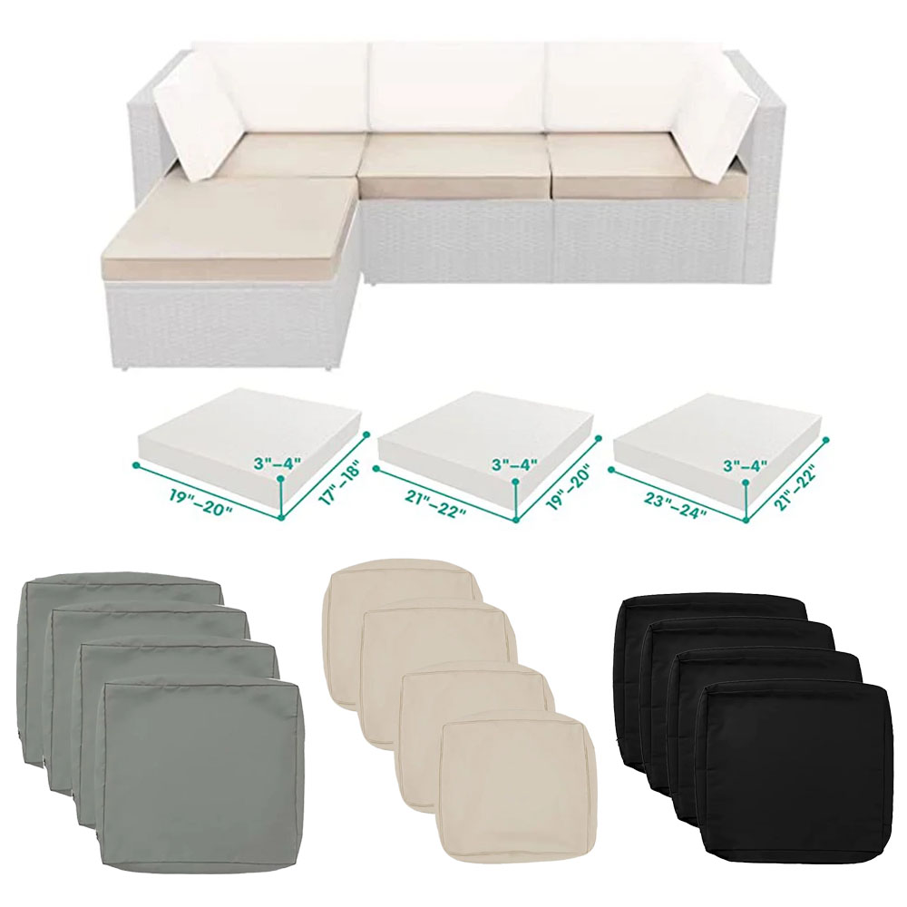 Outdoor Furniture Set Sale - Set di 1-4 Cuscini per Divano,