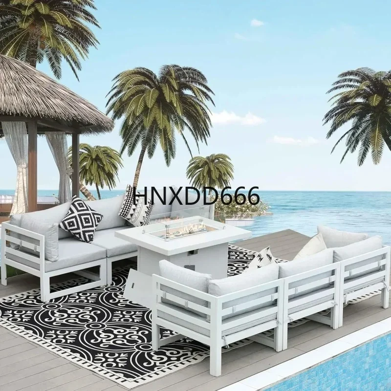Outdoor Furniture With Fire Pit - Set da conversazione per esterni in