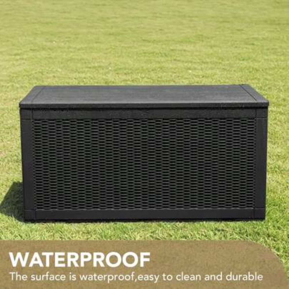 Outdoor Furniture Resin - Grande Contenitore da Esterno Chiudibile a