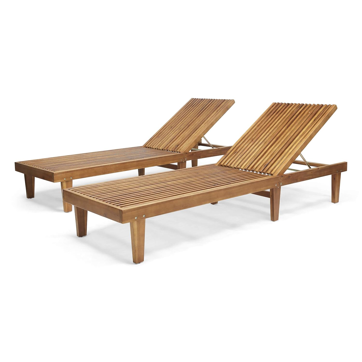 Outdoor Furniture Lounge Set - Set di 2 Chaise Lounge in