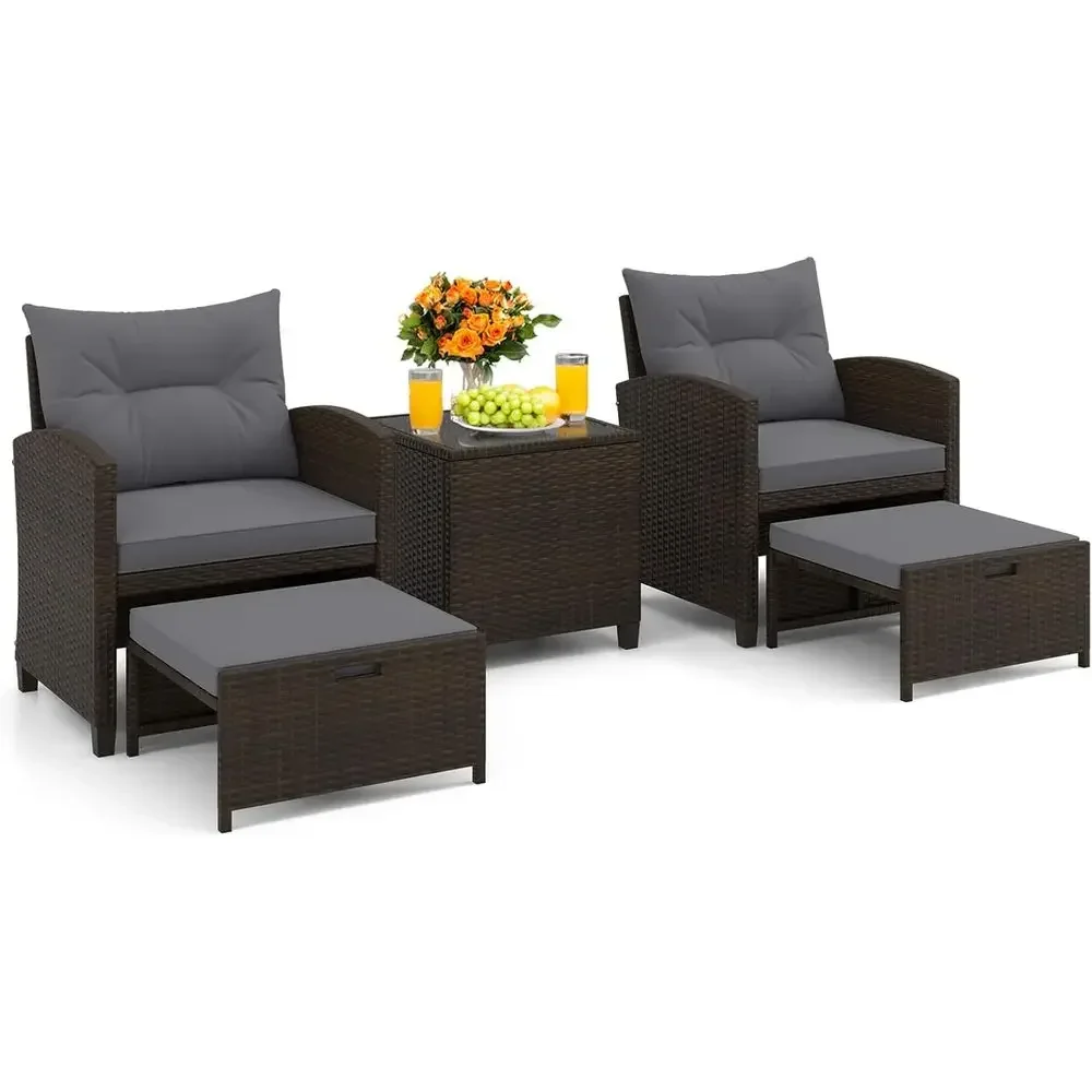Outdoor Furniture Lounge Set - Set di Mobili da Giardino in
