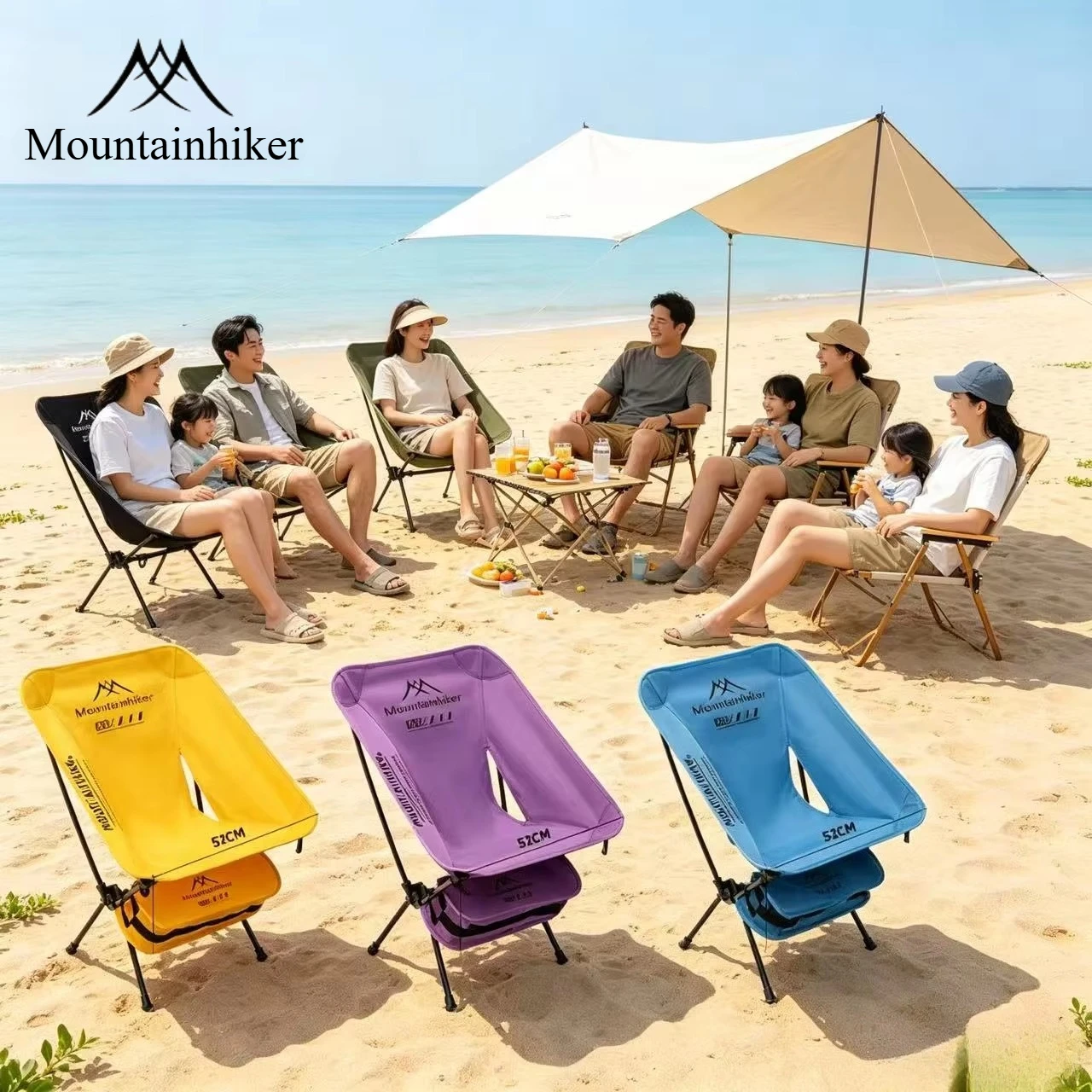 Outdoor Furniture Rocking Chair - Sedia Pieghevole Ultra Leggera in Lega