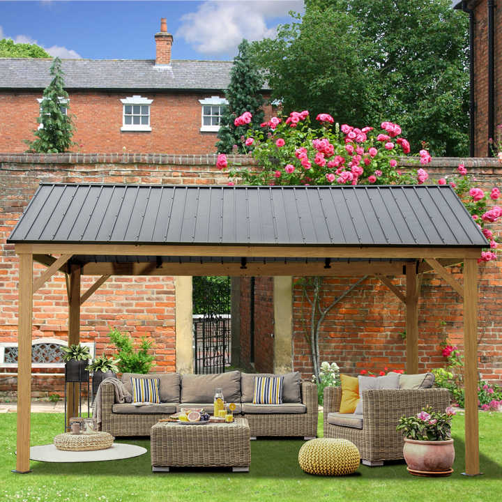 Outdoor Furniture Gazebo - Gazebo da Esterno con Telaio in