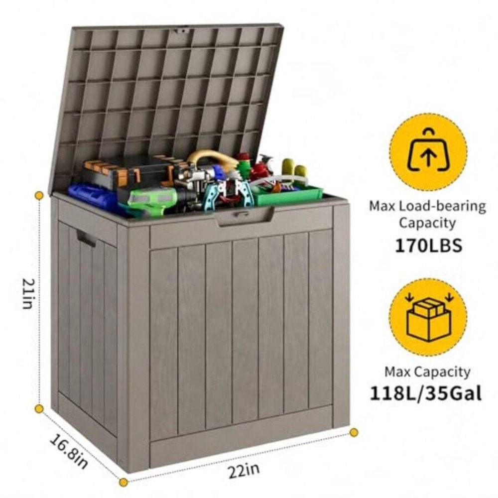 Contenitore da Esterno da 35 G - Outdoor Furniture Resin recensione e prezzo