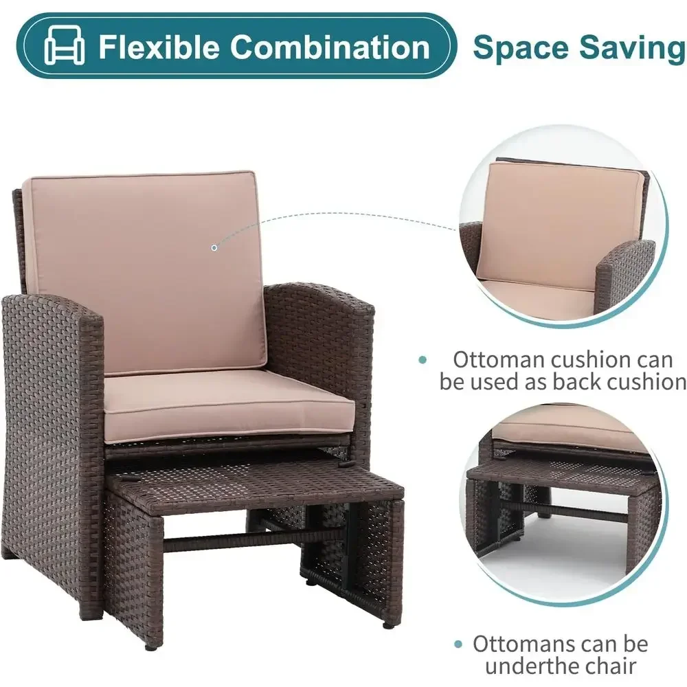 Set di mobili da giardino per  - Outdoor Furniture Metal Chairs recensione e prezzo