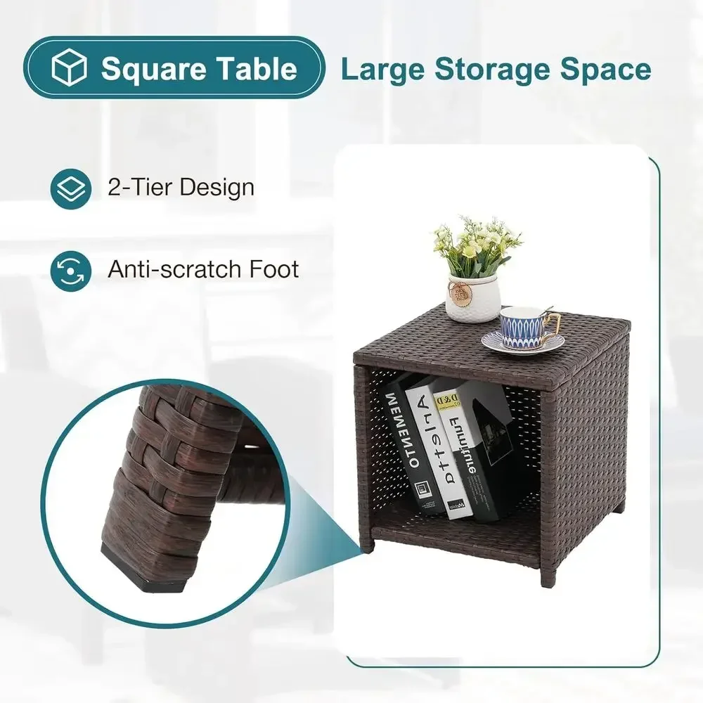 Set di mobili da giardino per  - Outdoor Furniture Metal Chairs recensione e prezzo