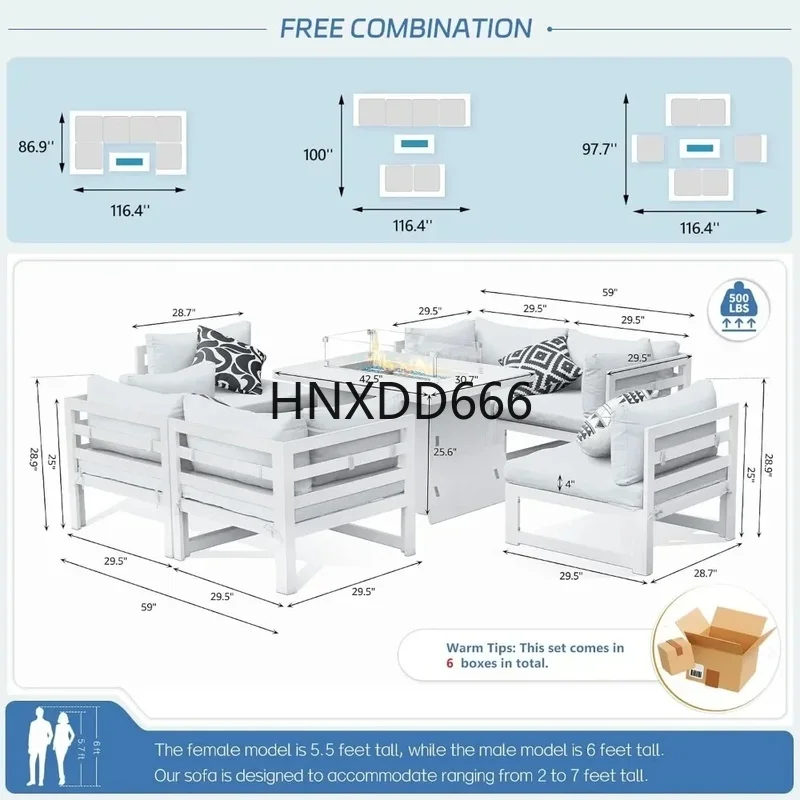 Set da conversazione per ester - Outdoor Furniture With Fire Pit recensione e prezzo