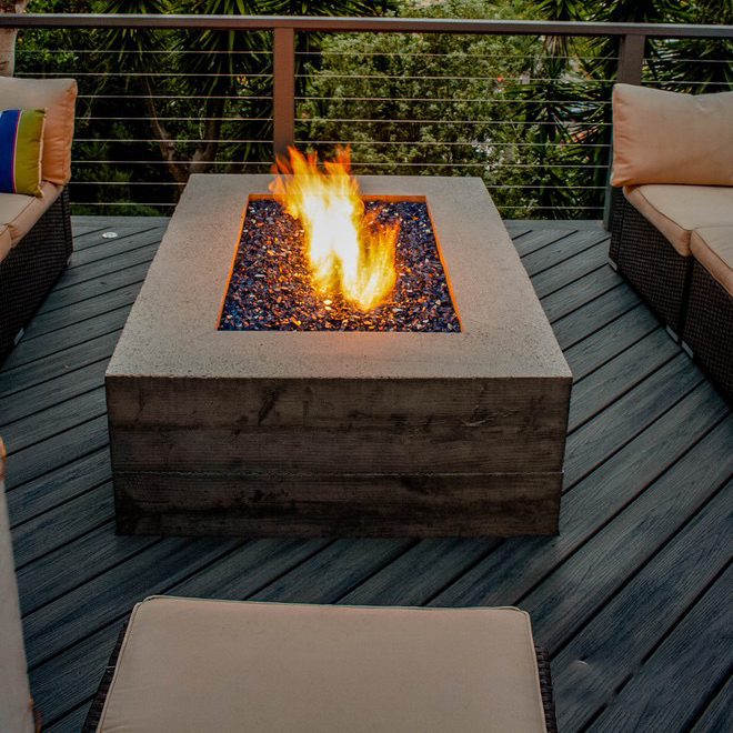 Set di mobili da esterno moder - Outdoor Furniture With Fire Pit recensione e prezzo