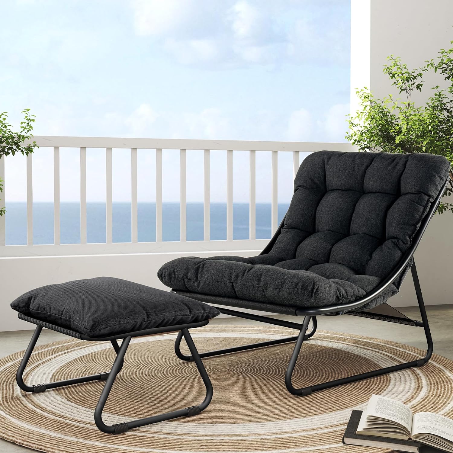 Poltrona da Esterno con Poggia - Outdoor Furniture Metal Chairs recensione e prezzo