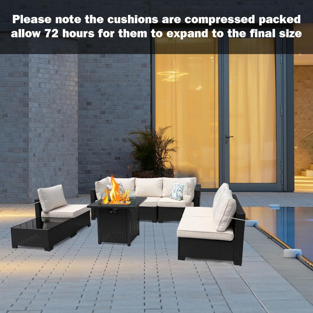 Divano componibile da esterno  - Outdoor Furniture With Fire Pit recensione e prezzo