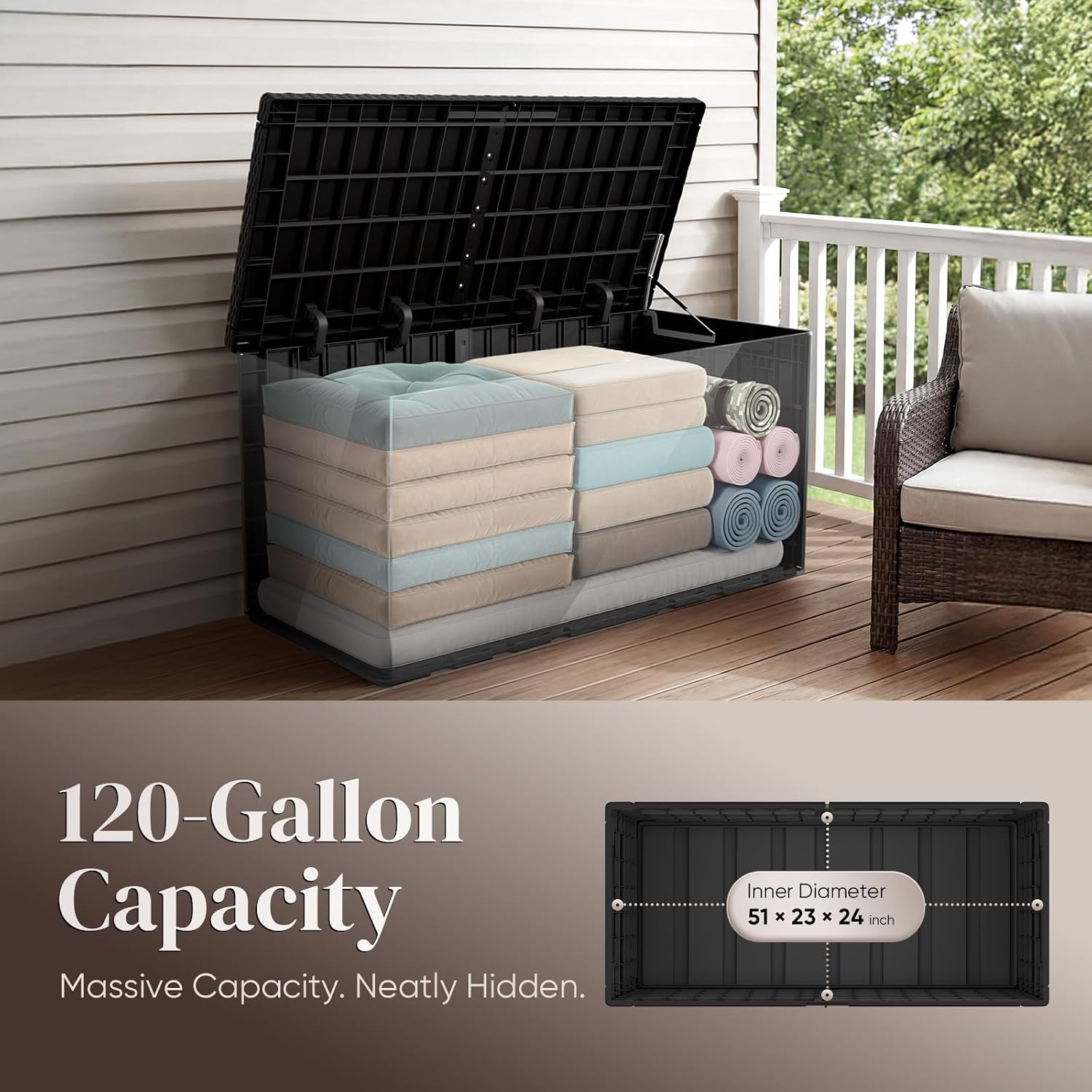 Contenitore da Esterno Grande  - Outdoor Furniture Resin recensione e prezzo