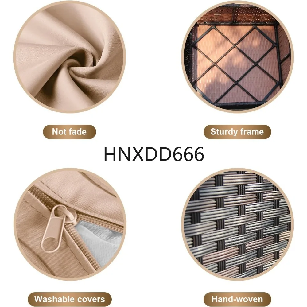 Set di Mobili da Patio a 7 Pez - Outdoor Furniture With Fire Pit recensione e prezzo