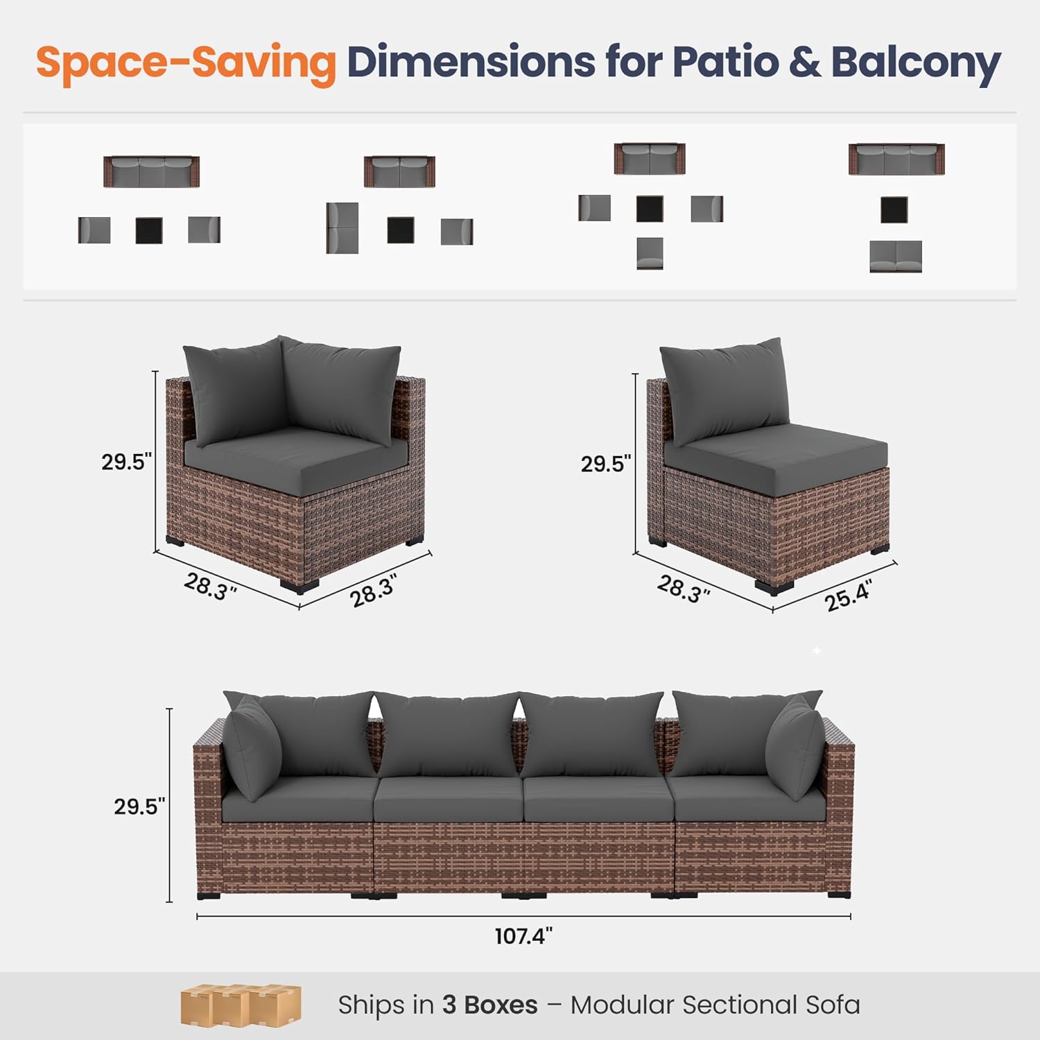 Set Divano Sezionale da Estern - Outdoor Furniture With Fire Pit recensione e prezzo