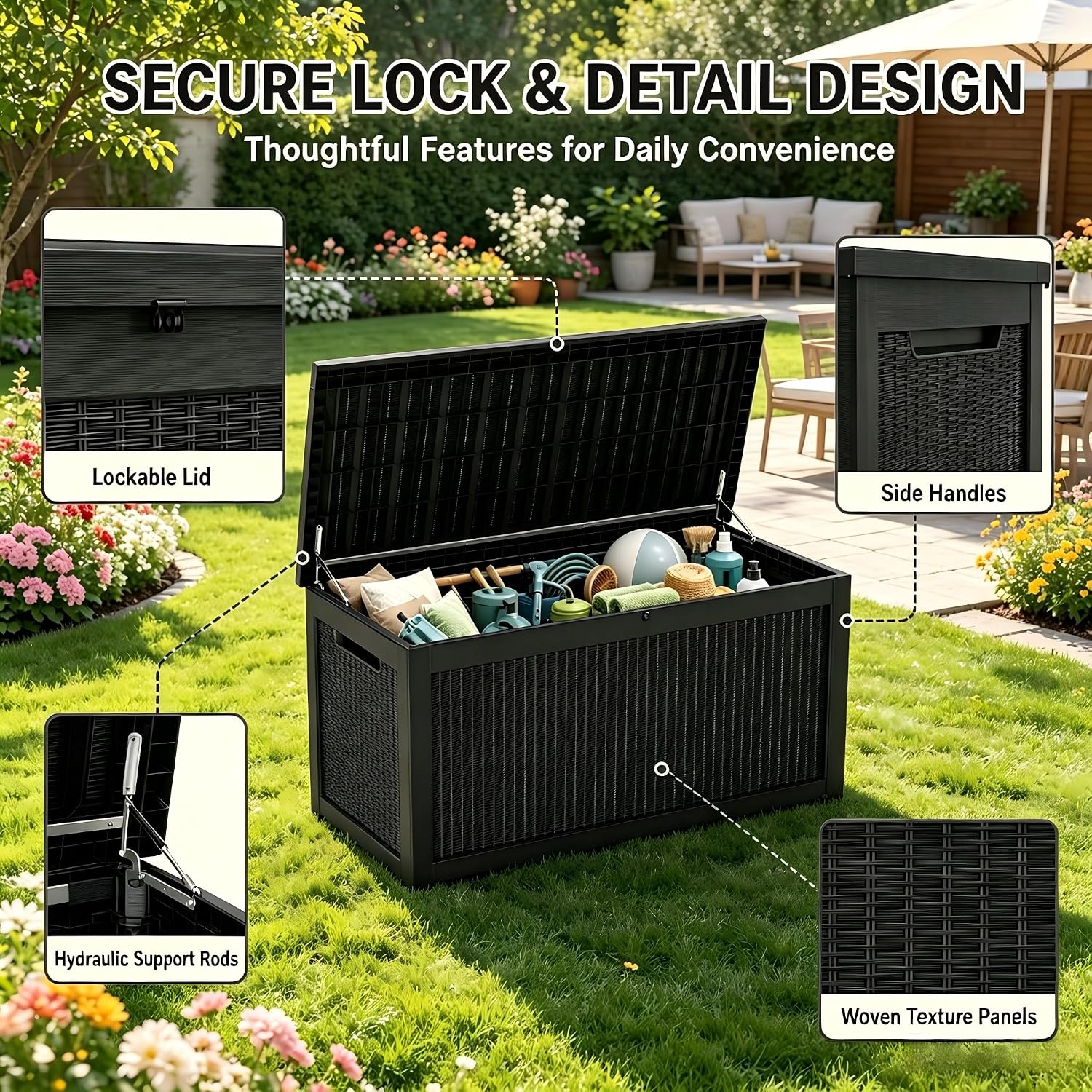 Grande Box da Esterno in Resin - Outdoor Furniture Resin recensione e prezzo