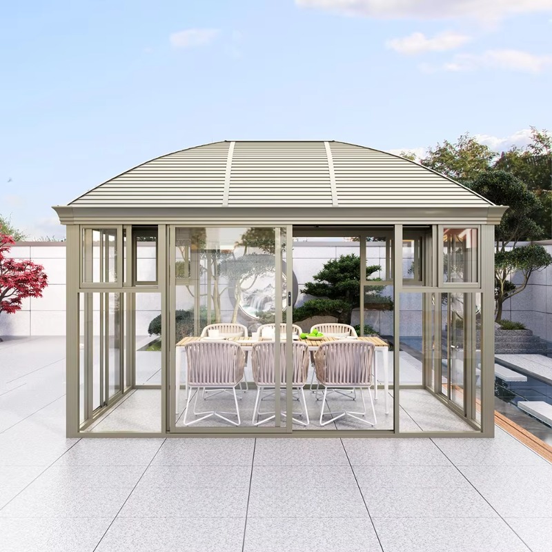 Verande Autoportanti in Vetro, - Outdoor Furniture Gazebo recensione e prezzo