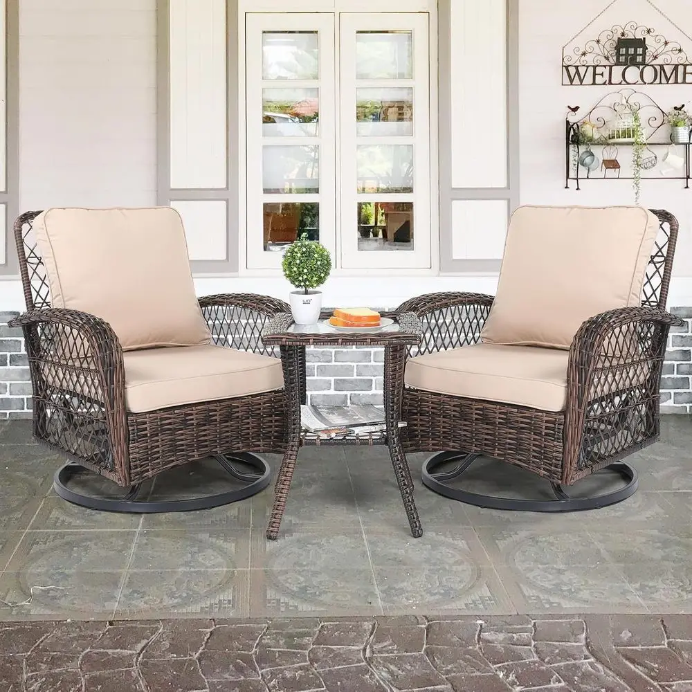 Set di Mobili da Giardino in 3 - Outdoor Furniture Metal Chairs recensione e prezzo
