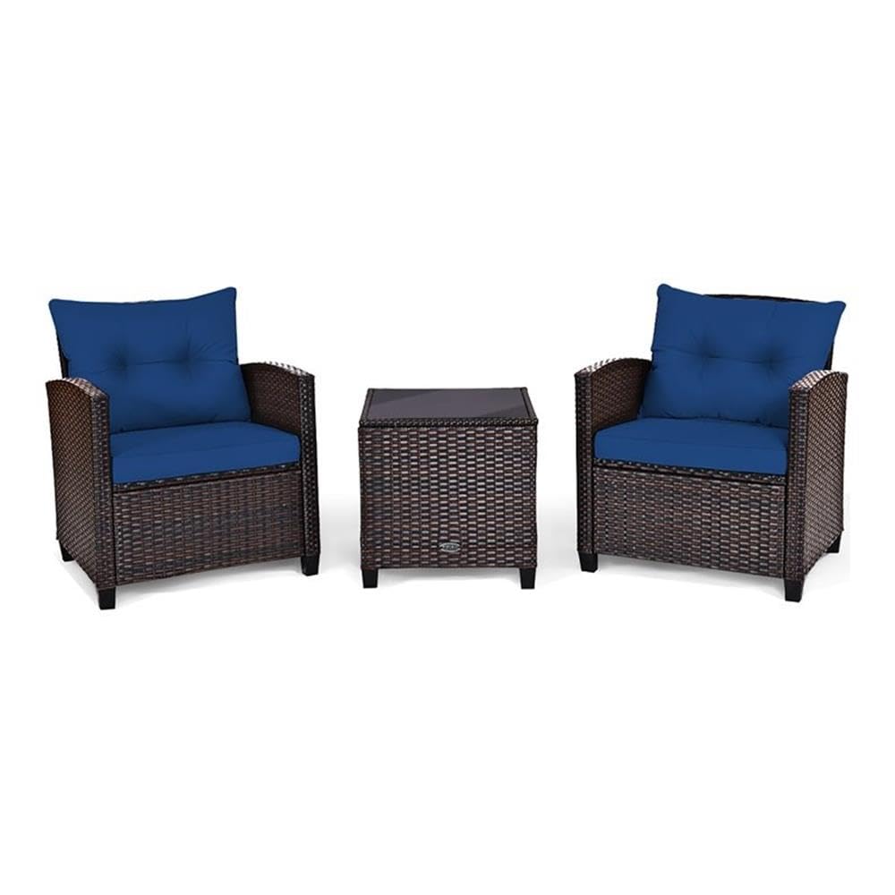 Set da Patio in Rattan a 3 Pez - Outdoor Furniture Sofa recensione e prezzo