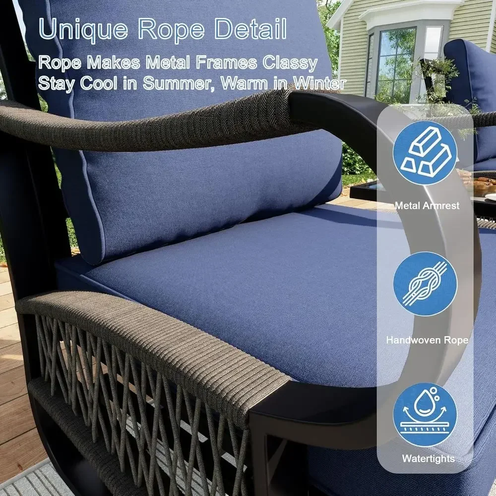 Set di Mobili da Esterno in Me - Outdoor Furniture Metal Chairs recensione e prezzo