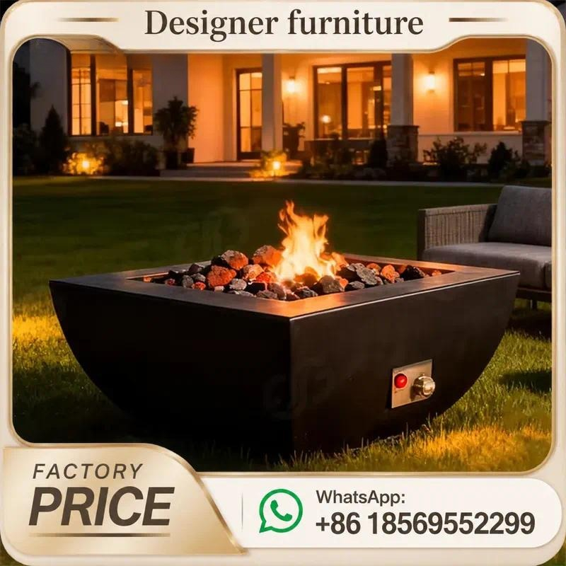 Tavolo con Bruciatore a Gas pe - Outdoor Furniture With Fire Pit recensione e prezzo
