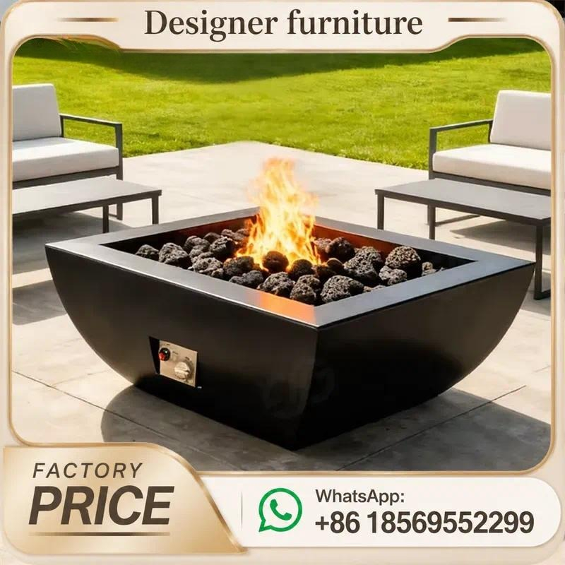 Tavolo con Bruciatore a Gas pe - Outdoor Furniture With Fire Pit recensione e prezzo