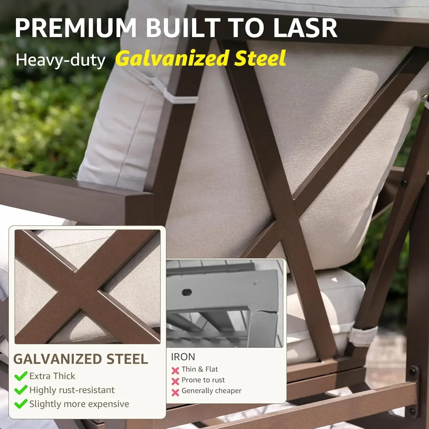 Set Bistrot a Dondolo, Set di  - Outdoor Furniture Lounge Set recensione e prezzo
