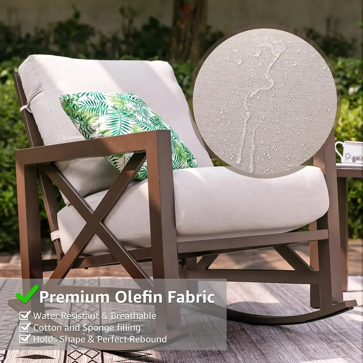 Set Bistrot a Dondolo, Set di  - Outdoor Furniture Lounge Set recensione e prezzo