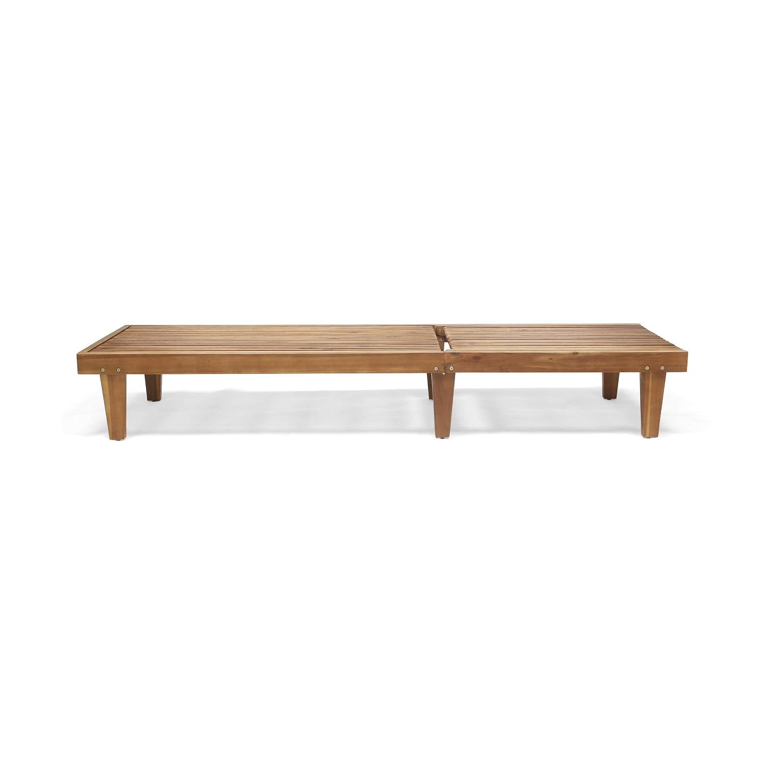 Set di 2 Chaise Lounge in Legn - Outdoor Furniture Lounge Set recensione e prezzo