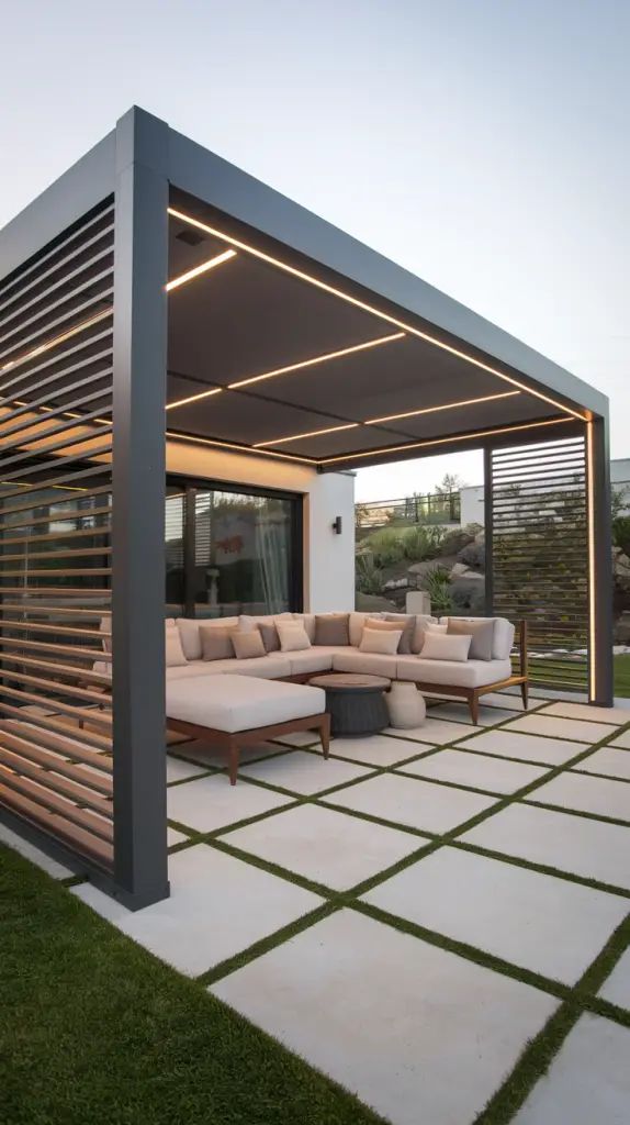 Pergola Bioclimatica Moderna d - Outdoor Furniture Gazebo recensione e prezzo