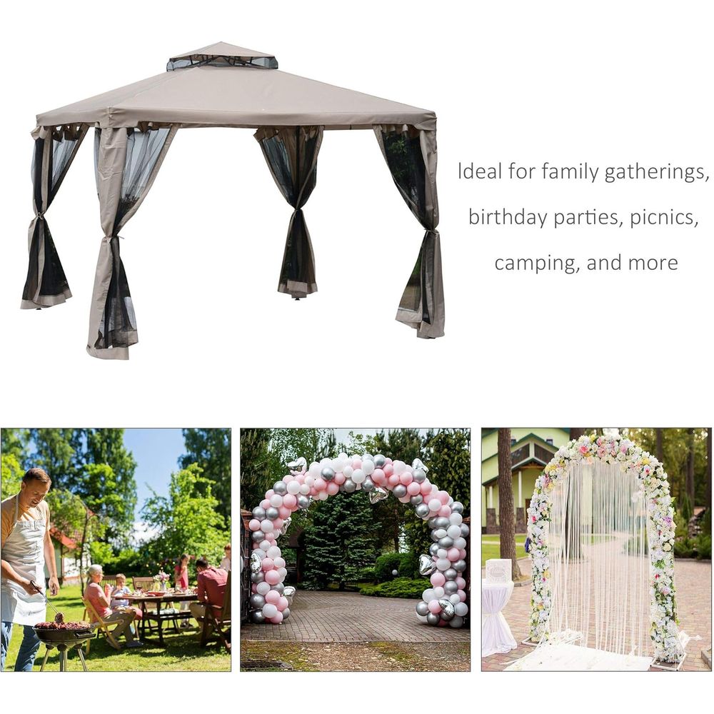 Gazebo da Giardino 2,92m x 2,9 - Outdoor Furniture Sofa recensione e prezzo