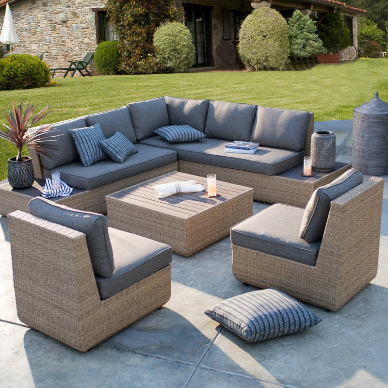 Divano da Esterno in Rattan pe - Outdoor Furniture Metal Chairs recensione e prezzo