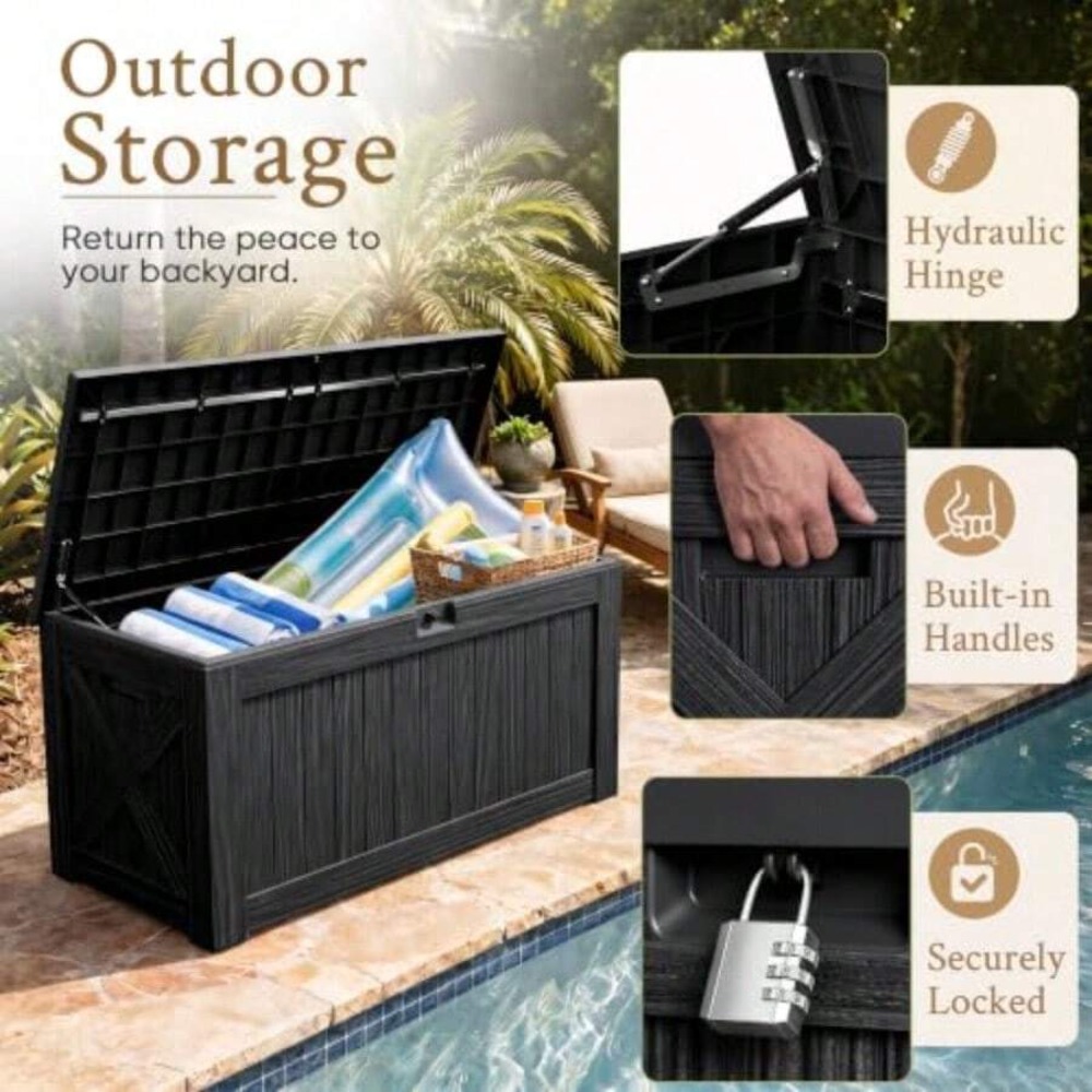 Contenitore da Esterno da 120  - Outdoor Furniture Resin recensione e prezzo