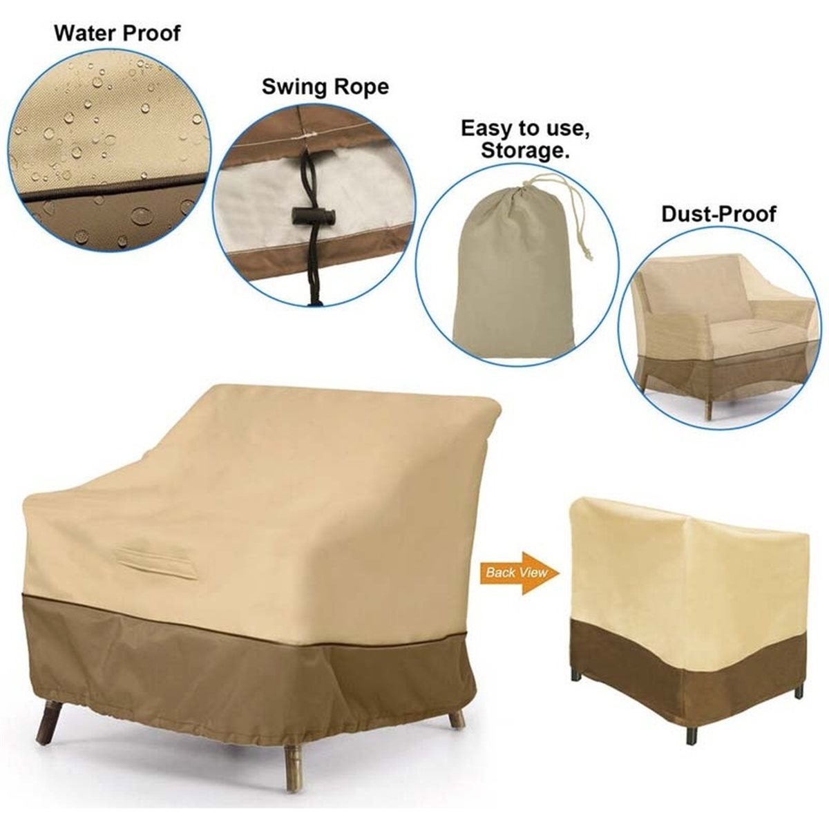 Copertura per Sedie da Esterno - Outdoor Furniture Sofa recensione e prezzo