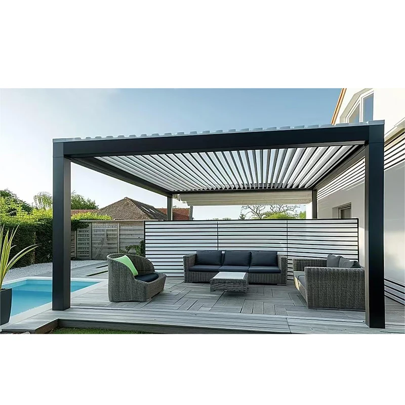 #   Pergola Bioclimatica Motor - Outdoor Furniture Gazebo recensione e prezzo
